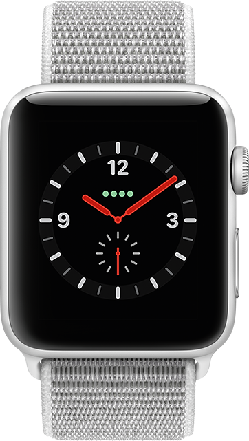 apple watch series 3 42mm silver aluminum-